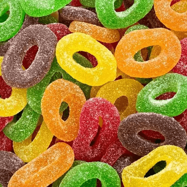 Aussie Vegan Fruit Rings 100g