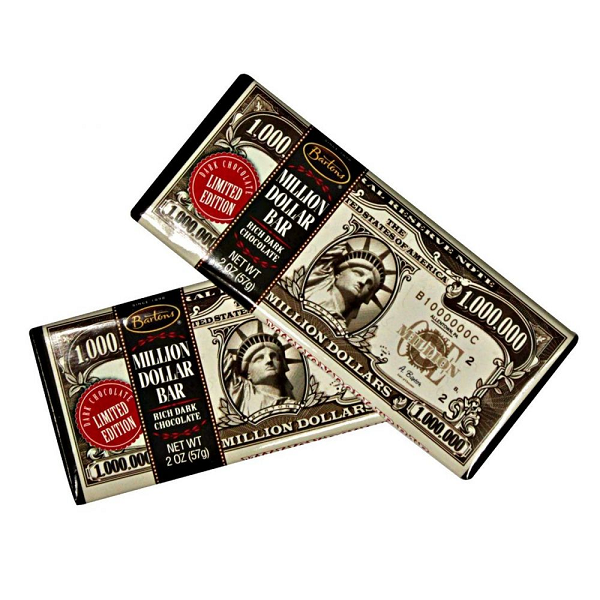 Barton's Million Dollar Dark Chocolate 57g
