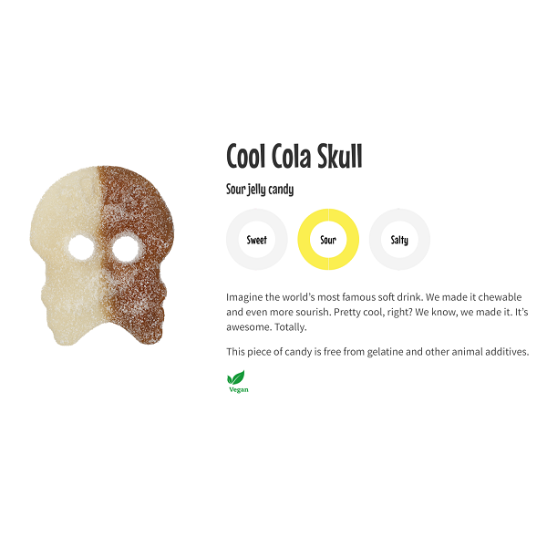 Bubs Cool Cola Skull Vegan 200g