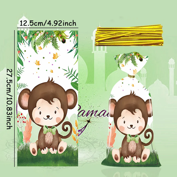 Jungle Animals Candy Bags 24pcs